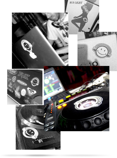 ElectroCity Beatz Magazine Car Stciker Design