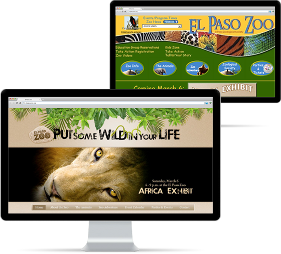 El Paso Zoo Website Design & Implementation